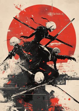 nier automata 2B game