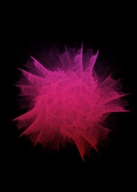 Abstract Pink Burst