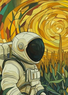 Astronaut in Field