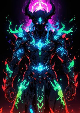 Neon Demon Warrior