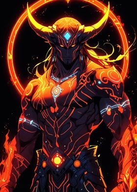 Fiery Demon Warrior