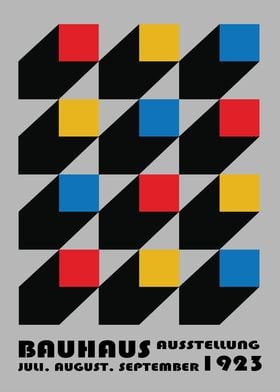 Bauhaus Geometric Poster 1923