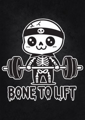 Bone To Lift - Funny Halloween Gym Workout