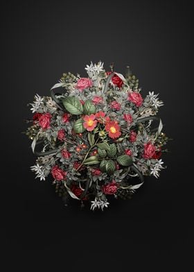 Redleaf Rose Wreath Floral Sphere