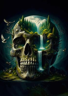 Skull Forest Waterfall