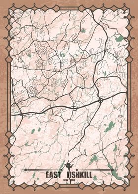 East Fishkill, New York Map