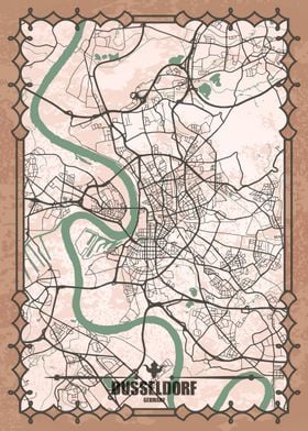 Dusseldorf City Map