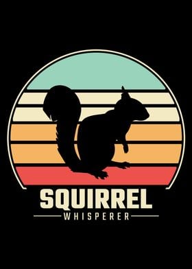 Squirrel Whisperer Retro Design