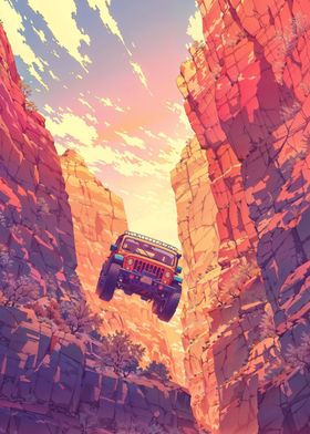 Off-road Jeep Canyon