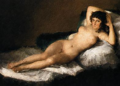 Reclining Nude Painting