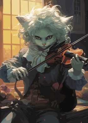 Cat Violinist