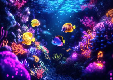 Neon Coral Reef