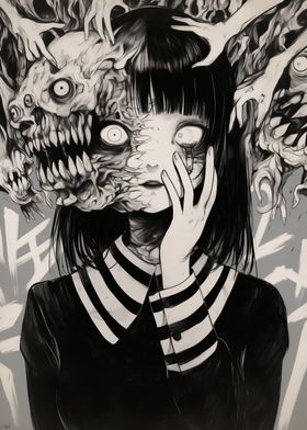 Horror Anime Girl