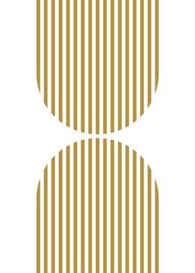 Gold Stripe Abstract