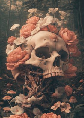 Floral Skull