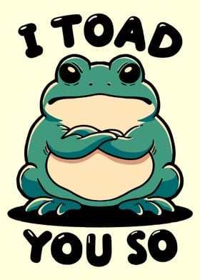 I Toad You So Frog