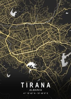 Tirana Silver City Map