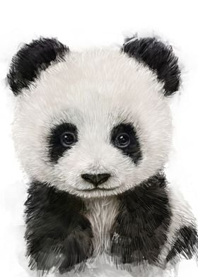 Cute Panda Portrait