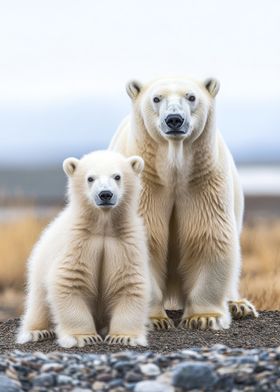 Polar Bear Family Portrait