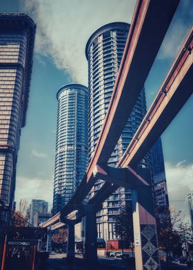 Cityscape with Monorail