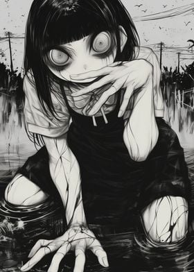 Creepy Anime Girl