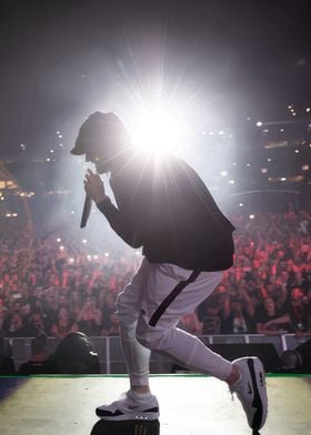 Eminem Concert Silhouette