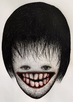 Creepy Smile Drawing