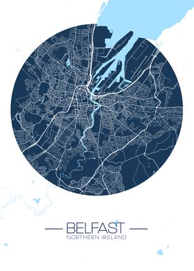 Belfast City Map