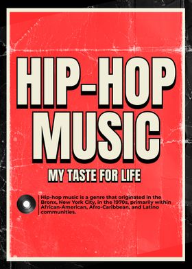 Hip-Hop Music Poster