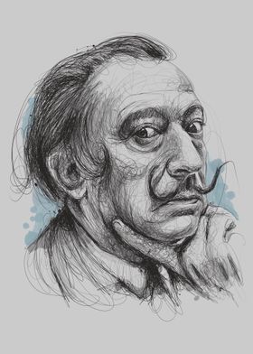 Salvador Dali Portrait