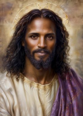 African American Jesus Christ Portrait