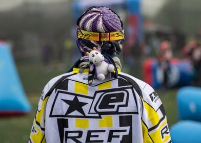 Paintball Referee with Plush Toy