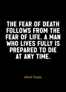 Mark Twain Quote on Life and Death