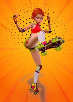 Roller Skate Girl