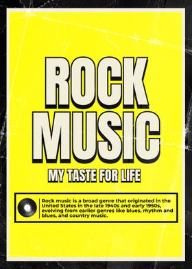 Rock Music Poster