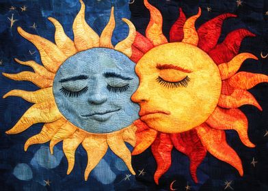 Sun and Moon Embrace