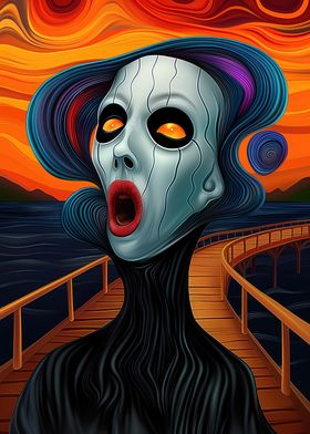 The Scream on the Pier