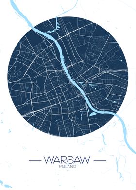 Warsaw City Map