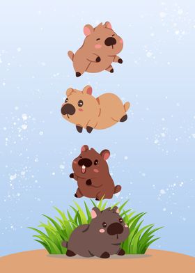 Cute Capybaras