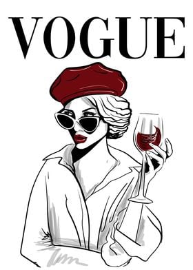 Vogue Cover Fashion Illustration