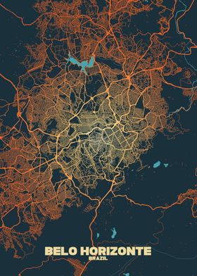 Belo Horizonte City Map