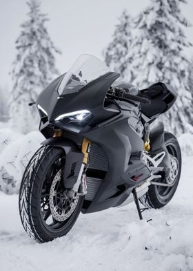 ducati panigale v4 black