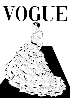 Vogue Cover Fashion Illustration