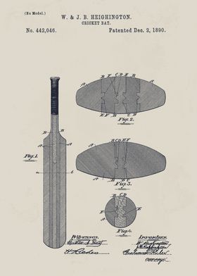 Cricket Bat Patent