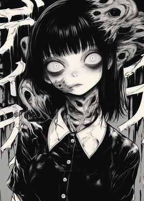 Horror Anime Girl