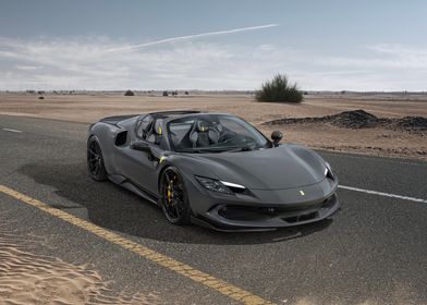 Ferrari 296 GTS in Desert