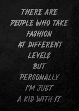 Fashion Quote Poster