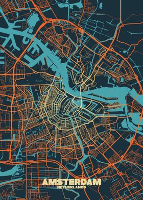 Amsterdam City Map