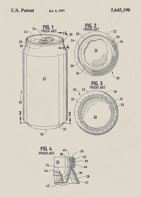 Can Patent Drawing