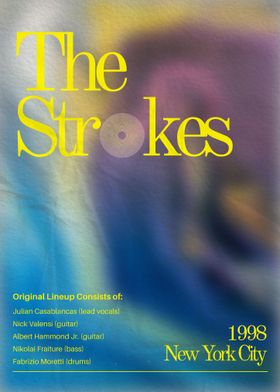 The Strokes 1998 Poster